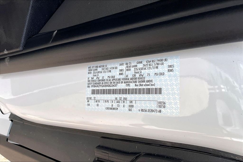 New 2025 Ford Transit-350 XLT Passenger Van