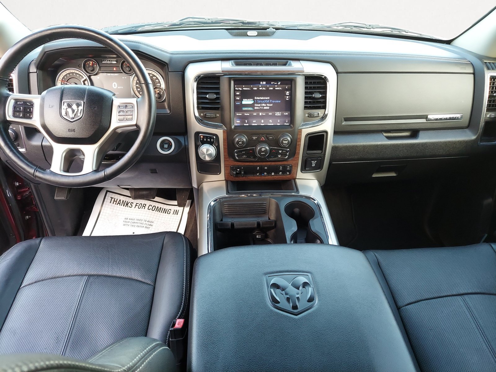 Used 2018 Delmonico Red Pearlcoat Ram Laramie image 3