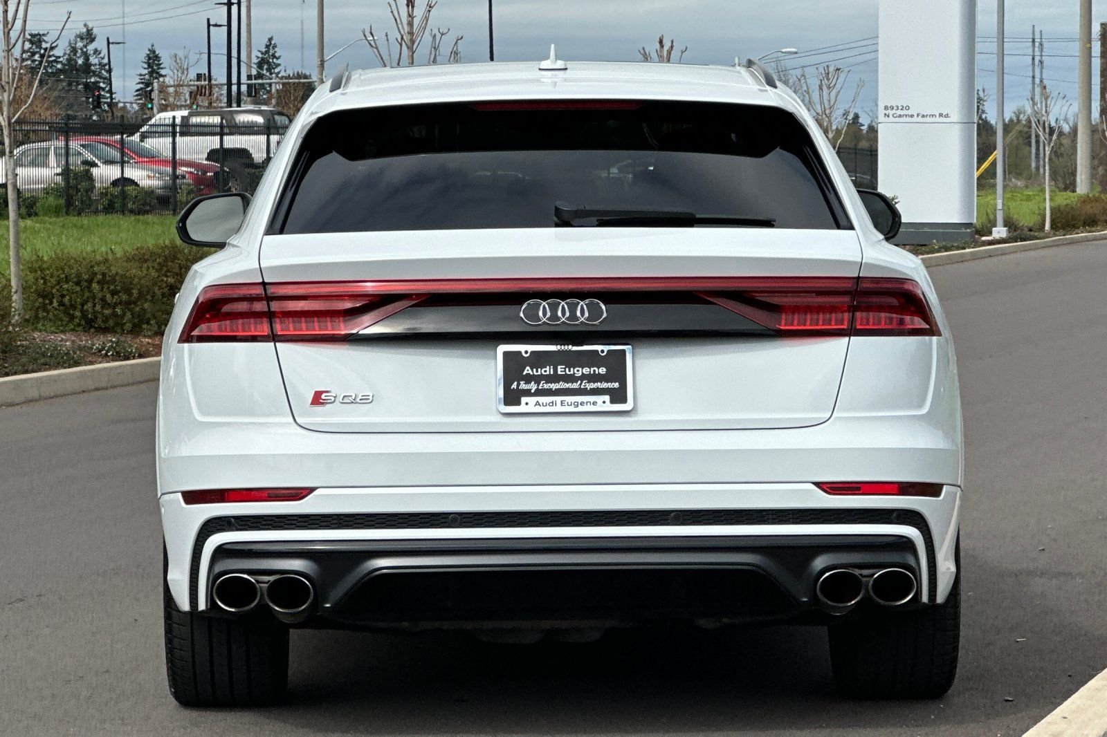 Used 2021 White Audi 4.0T Premium Plus image 4