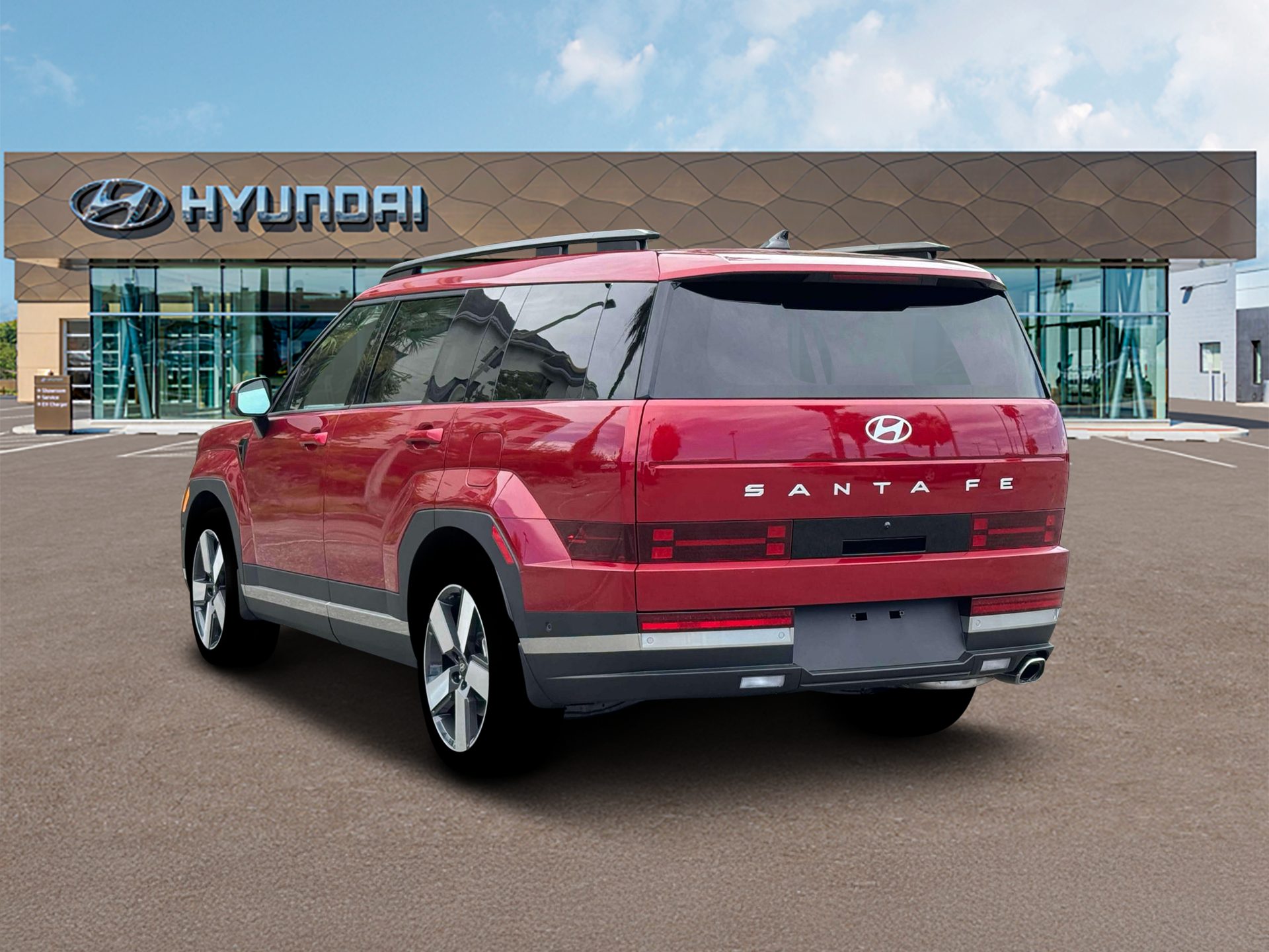 New 2026 Red Hyundai Limited FWD image 5