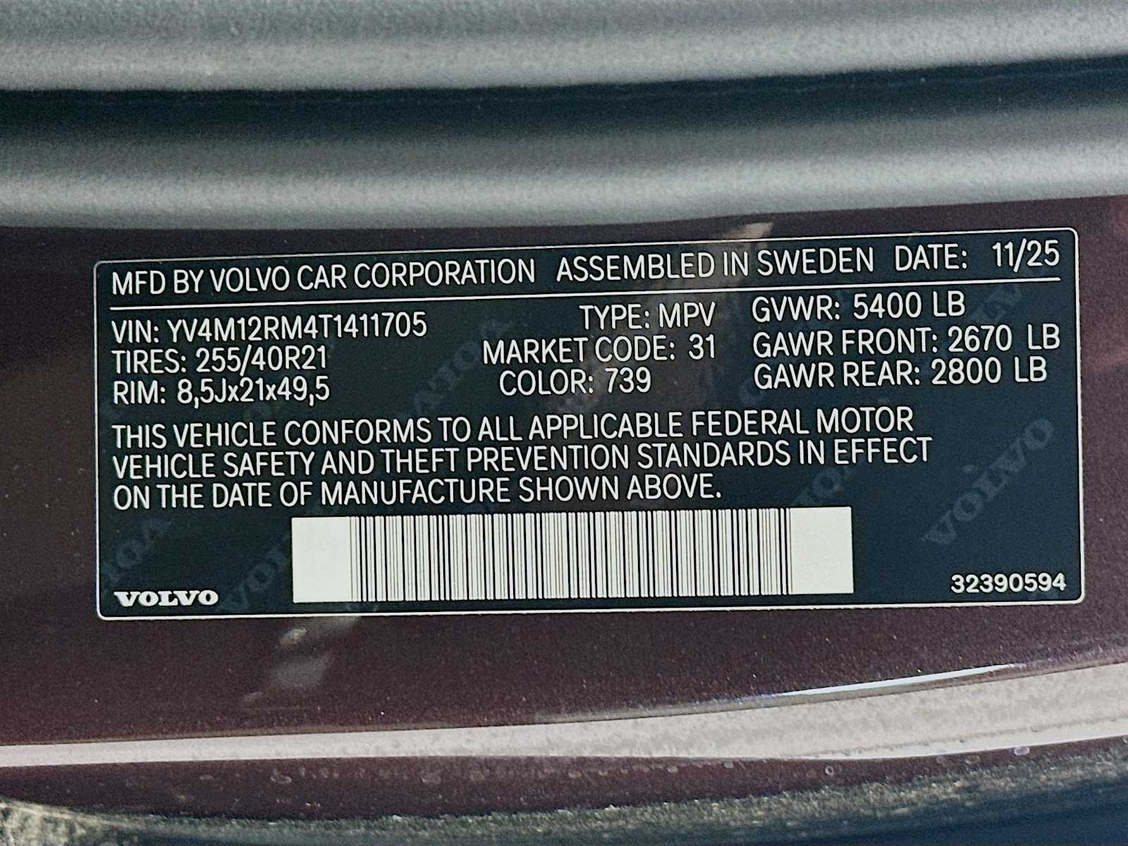 New 2026 Mulberry Red Volvo Ultra image 30