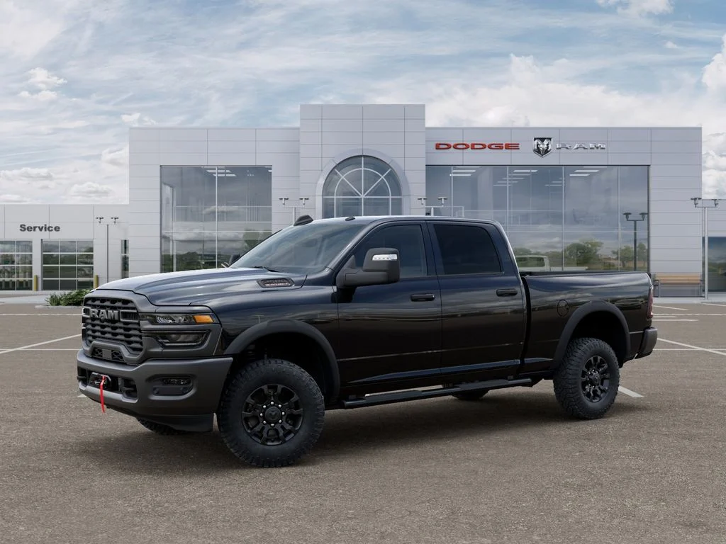 New 2026 Diamond Black Crystal Pearlcoat RAM Tradesman image 2
