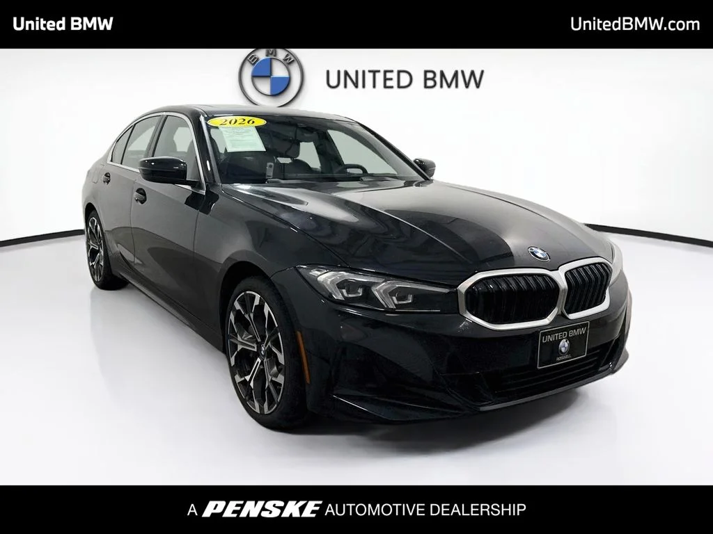 Certified Used 2026 Black Sapphire Metallic BMW 330i xDrive image 3