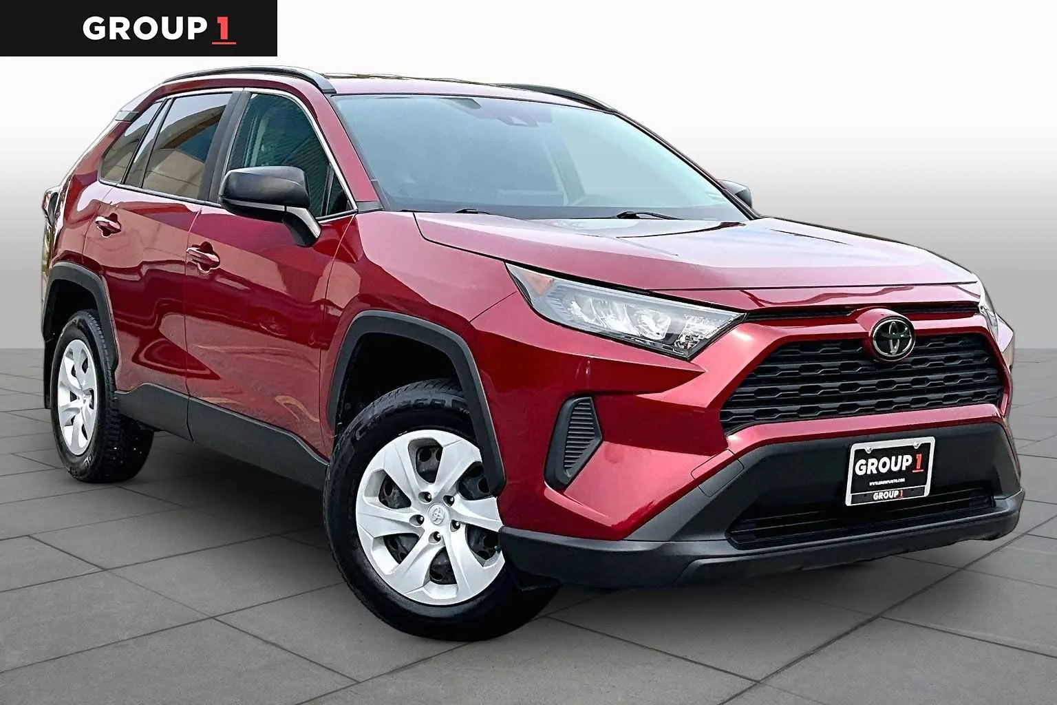 Certified Used 2019 Ruby Flare Pearl Toyota LE image 3