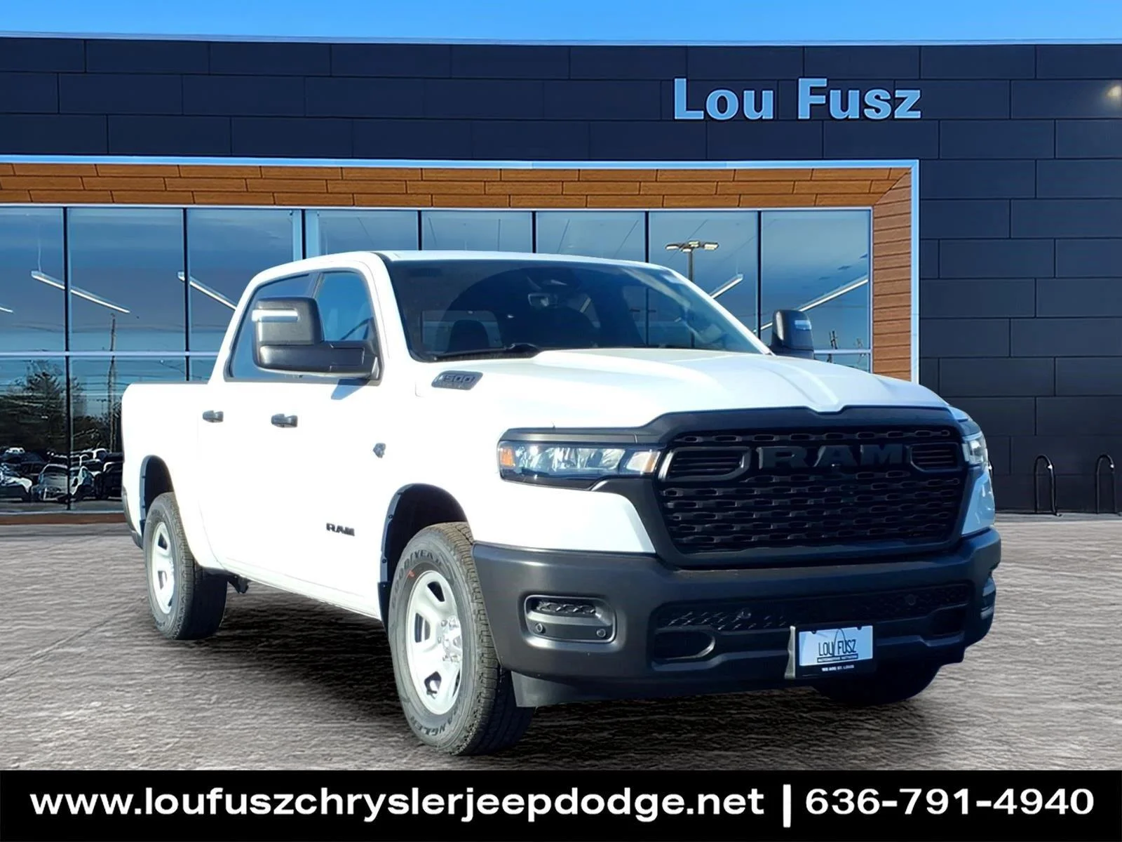 New 2027 Bright White Clearcoat Ram Tradesman image 1