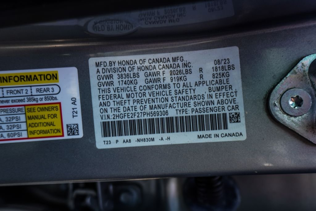 Used 2023 Gray Honda LX image 38