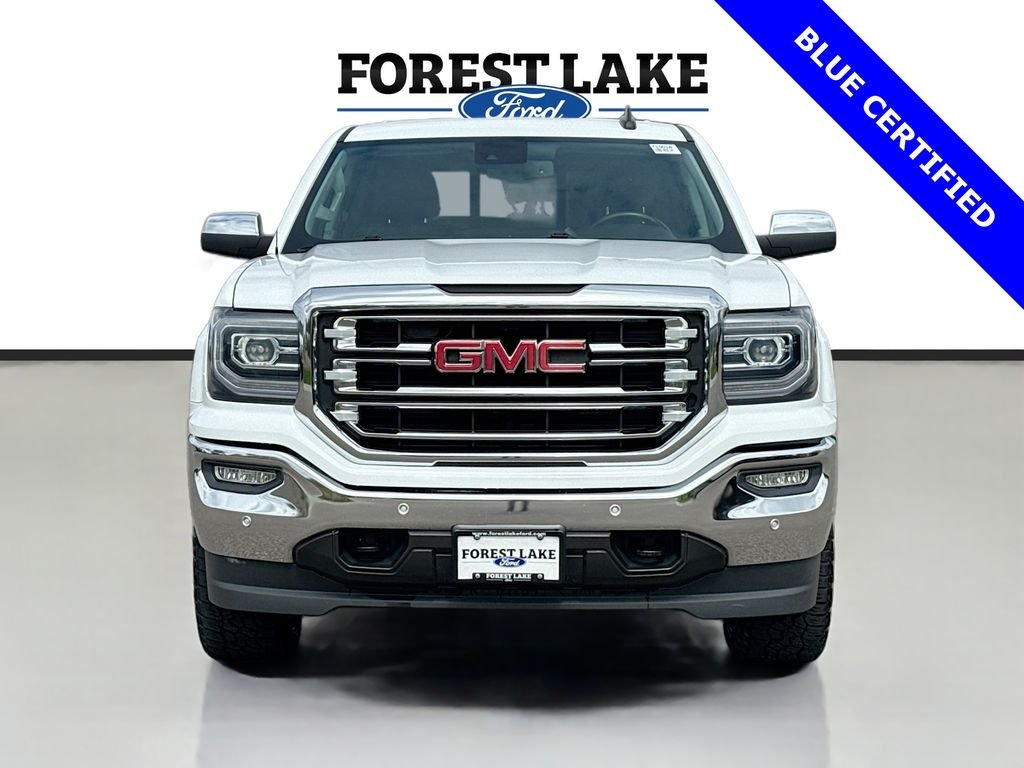 Certified 2018 GMC Sierra 1500 SLT with VIN 3GTU2NEC7JG377434 for sale in Forest Lake, Minnesota
