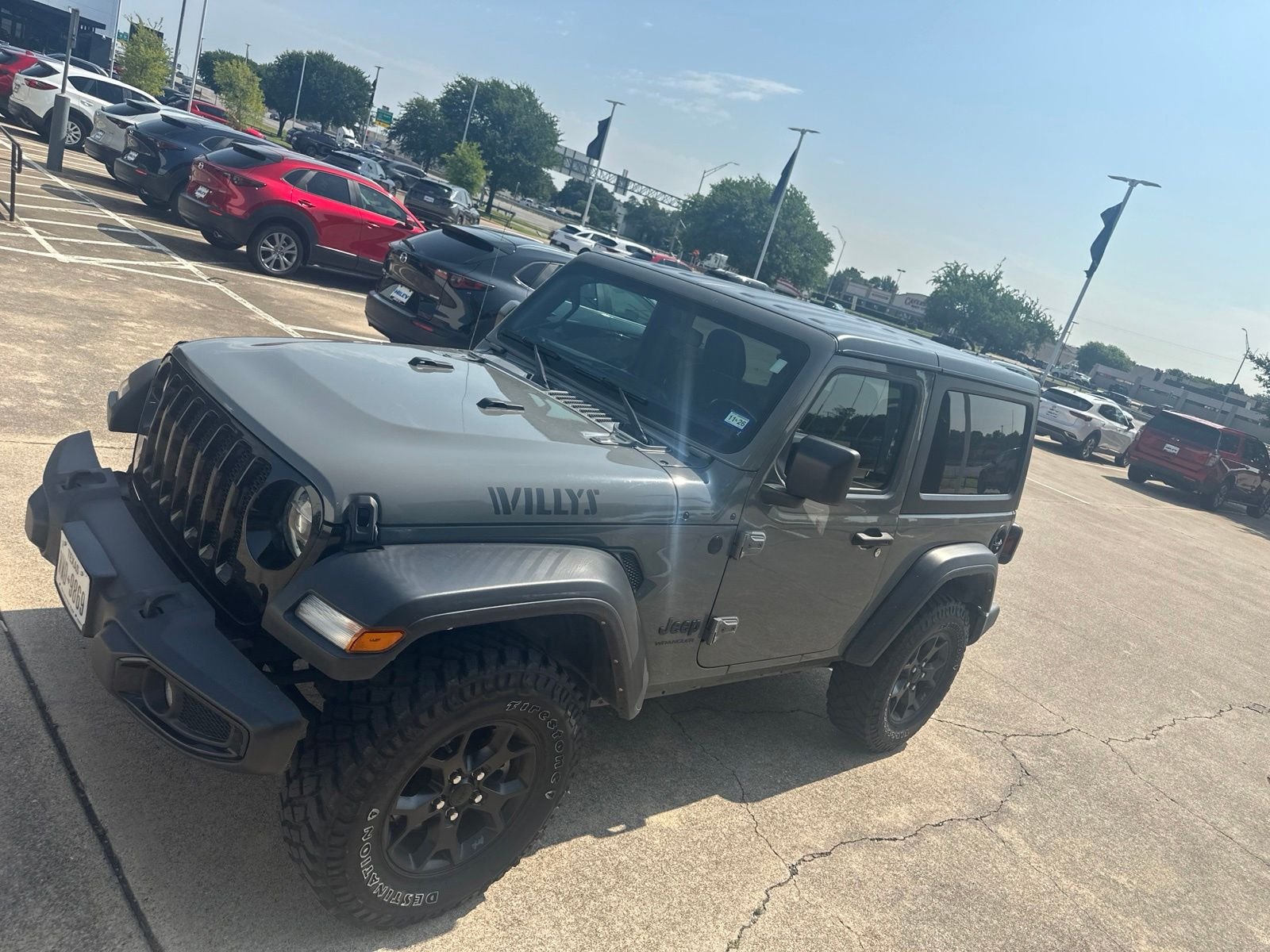 Used 2022 Gray Clearcoat Jeep Willys image 9