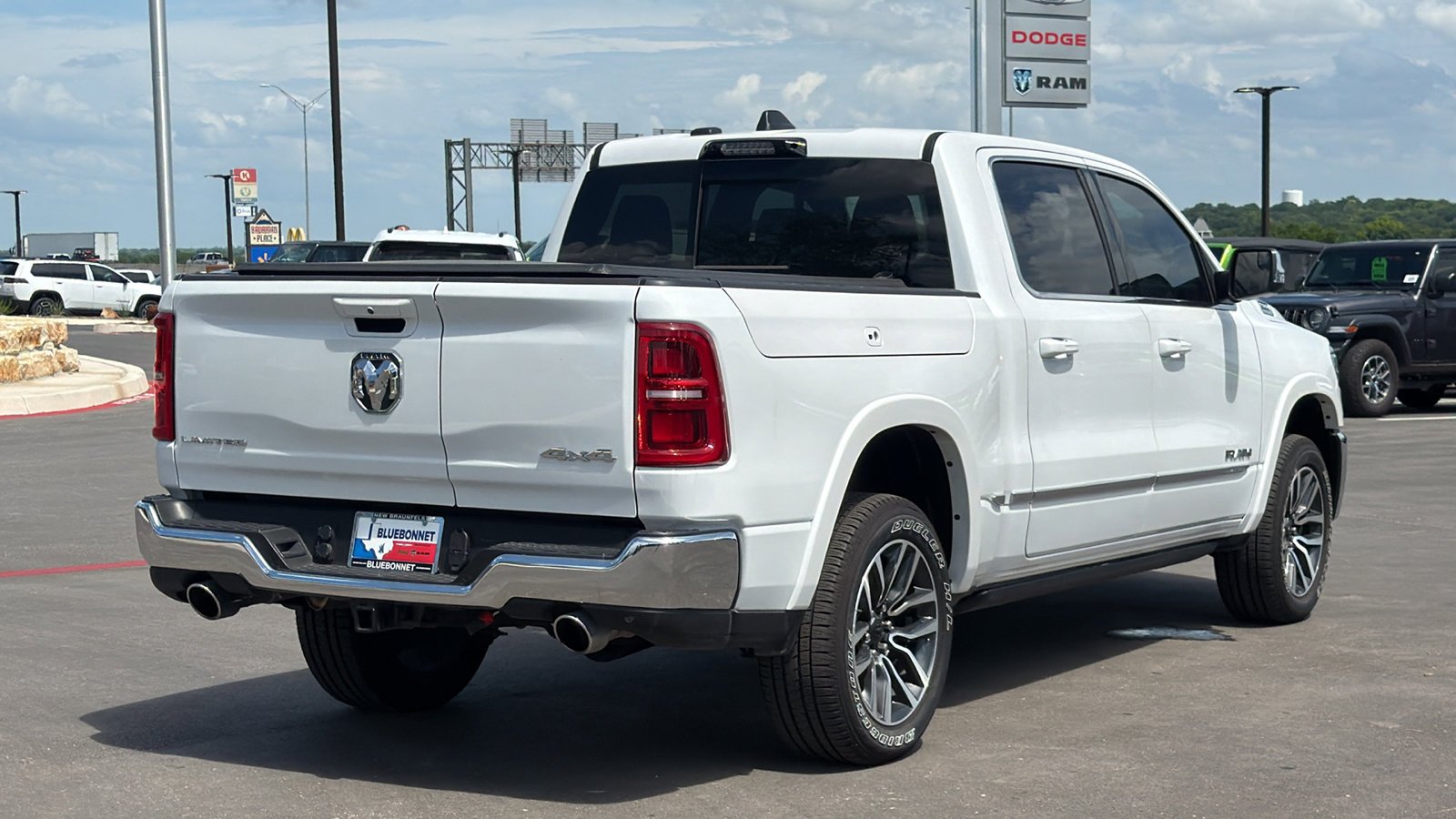 Used 2026 Ivory White Tri-Coat Pearlcoat RAM Limited image 5