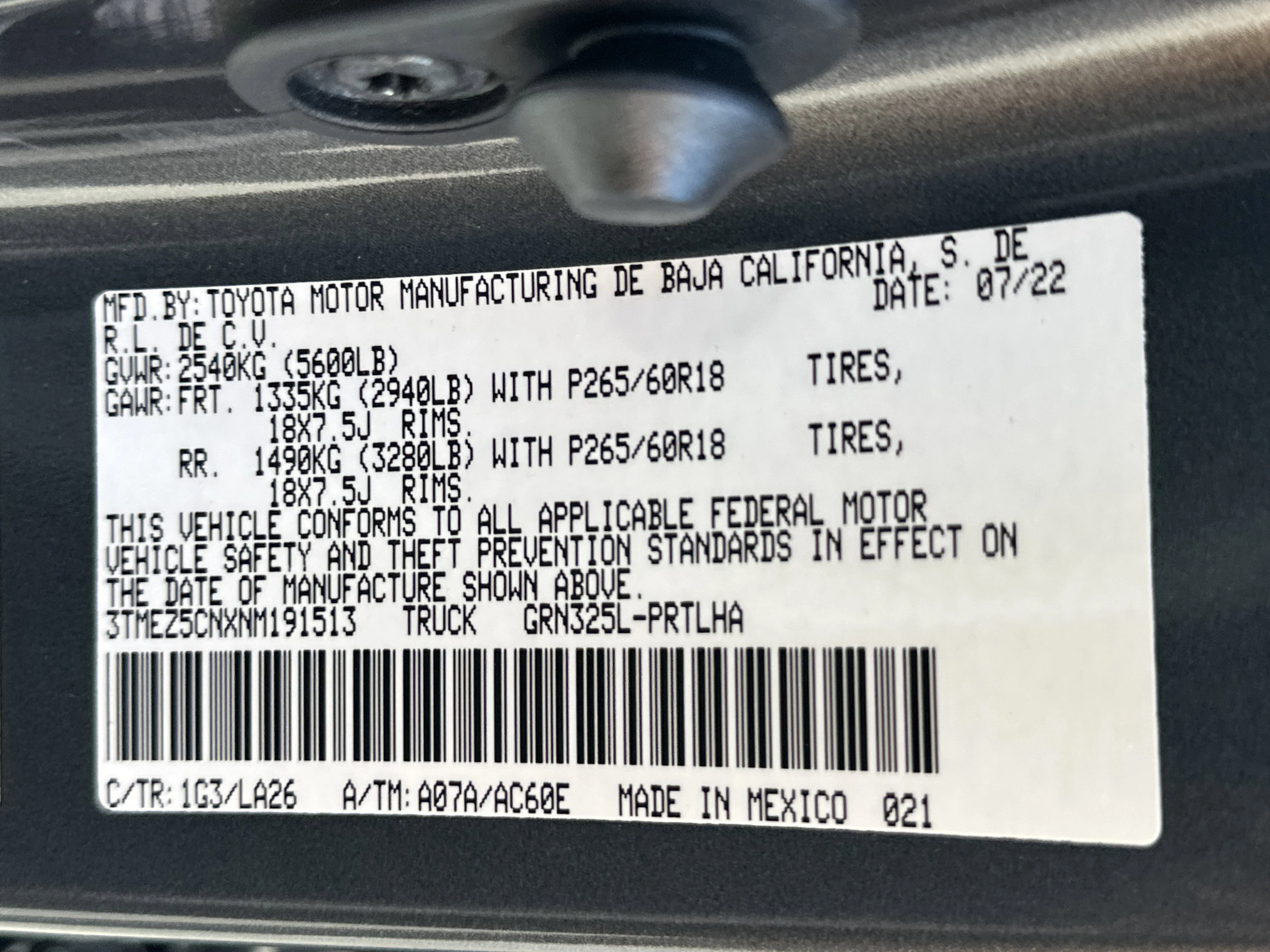 Used 2022 Magnetic Gray Metallic Toyota Limited image 30