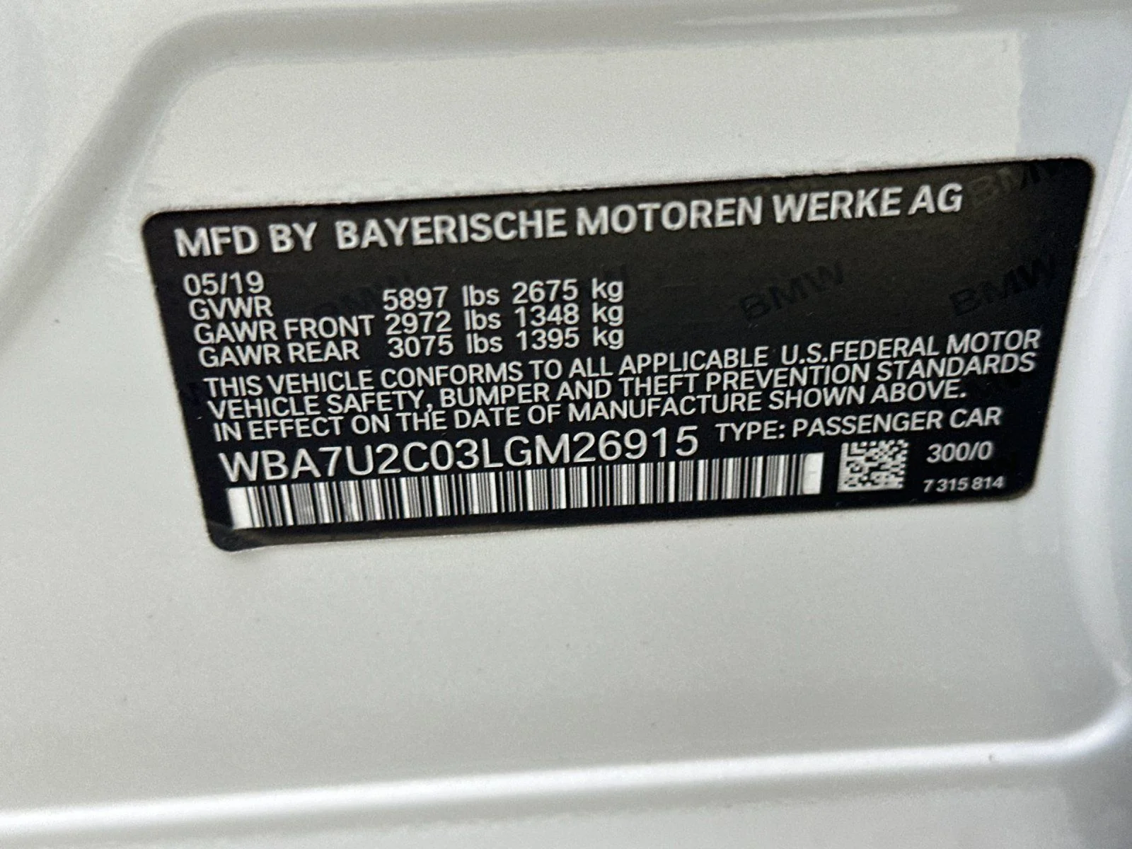 Used 2020 Alpine White BMW 750i xDrive image 26