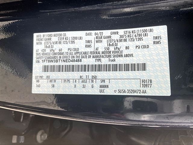 Used 2022 Blue Ford Lariat image 34