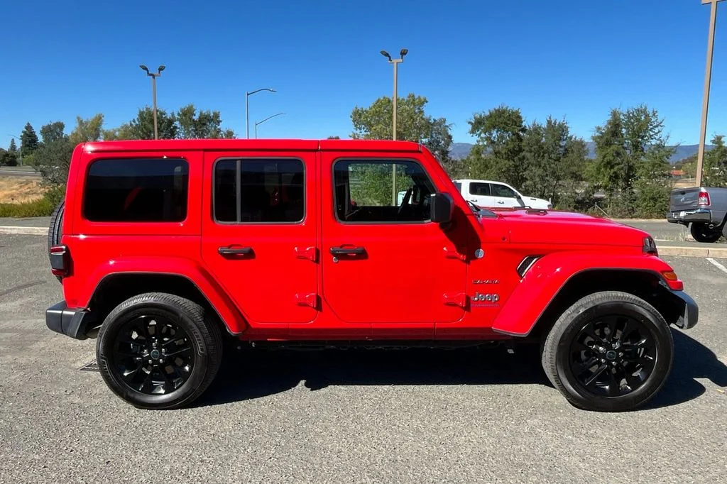 Used 2024 Red Jeep Sahara 4xe image 8