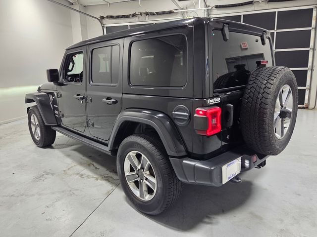 Used 2020 Black Jeep Unlimited Sahara image 8