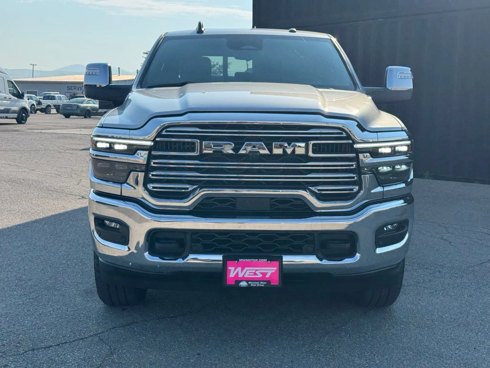 New 2026 Silver-Zynith Exterior Paint RAM Laramie image 2
