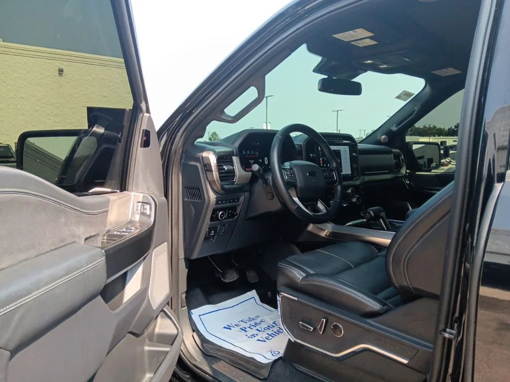 Used 2023 Black Metallic Ford Platinum image 11