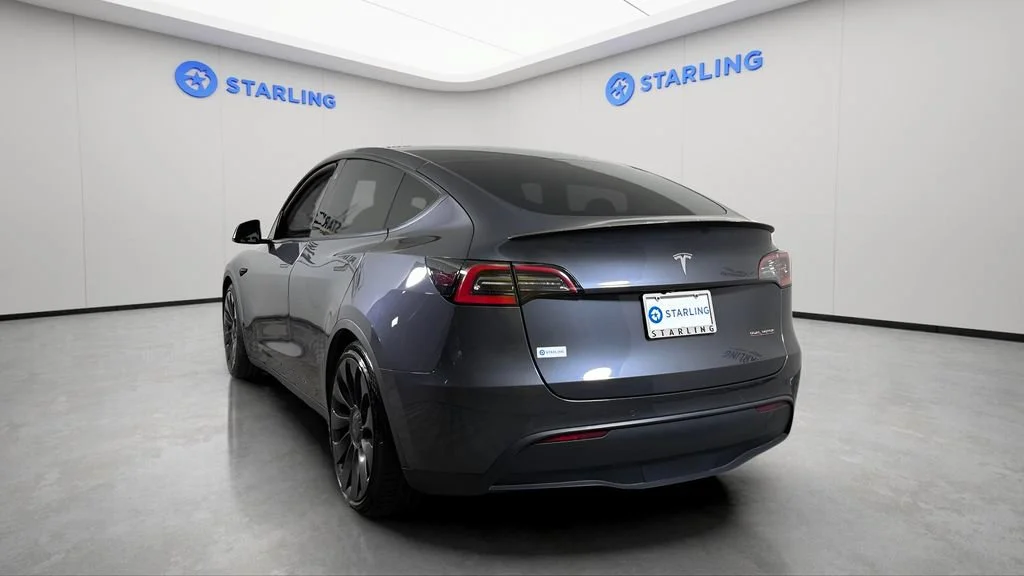 Used 2021 Black Tesla Performance Dual Motor All-Wheel Drive image 6