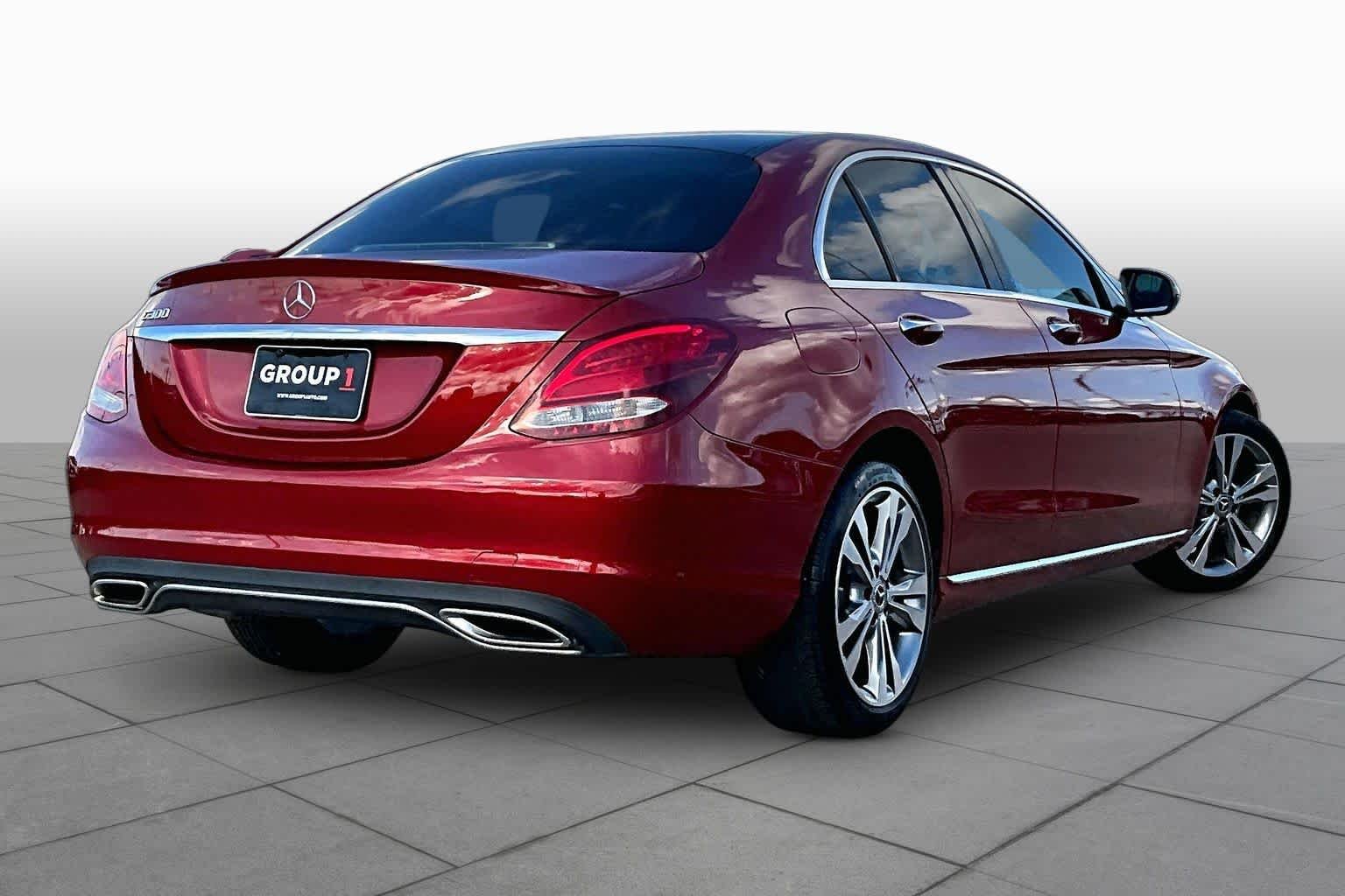 Used 2017 designo Cardinal Red Metallic Mercedes-Benz C 300 image 13