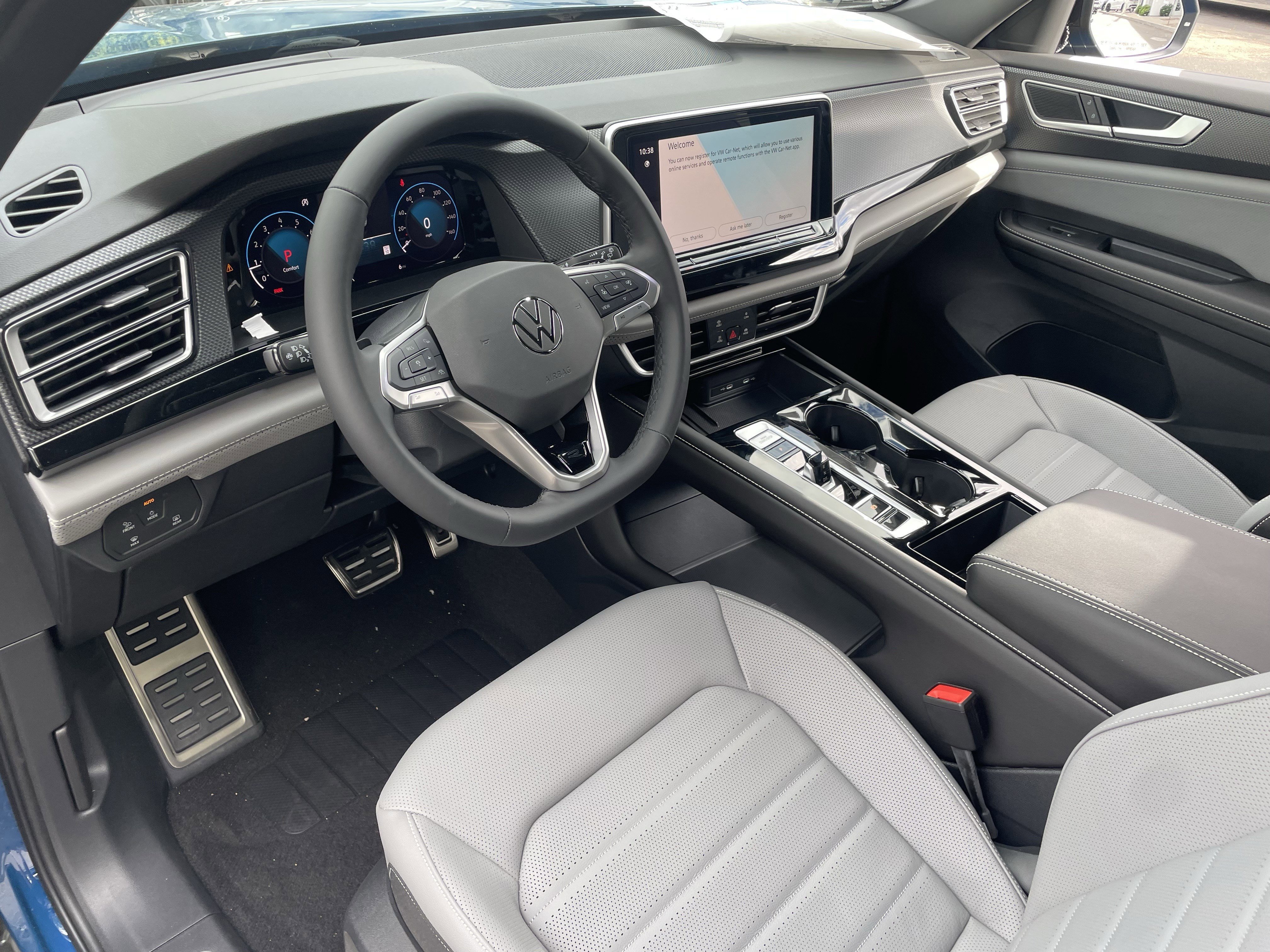 New 2026 Mountain Lake Blue Metallic Volkswagen 2.0T SEL R-Line Black image 15