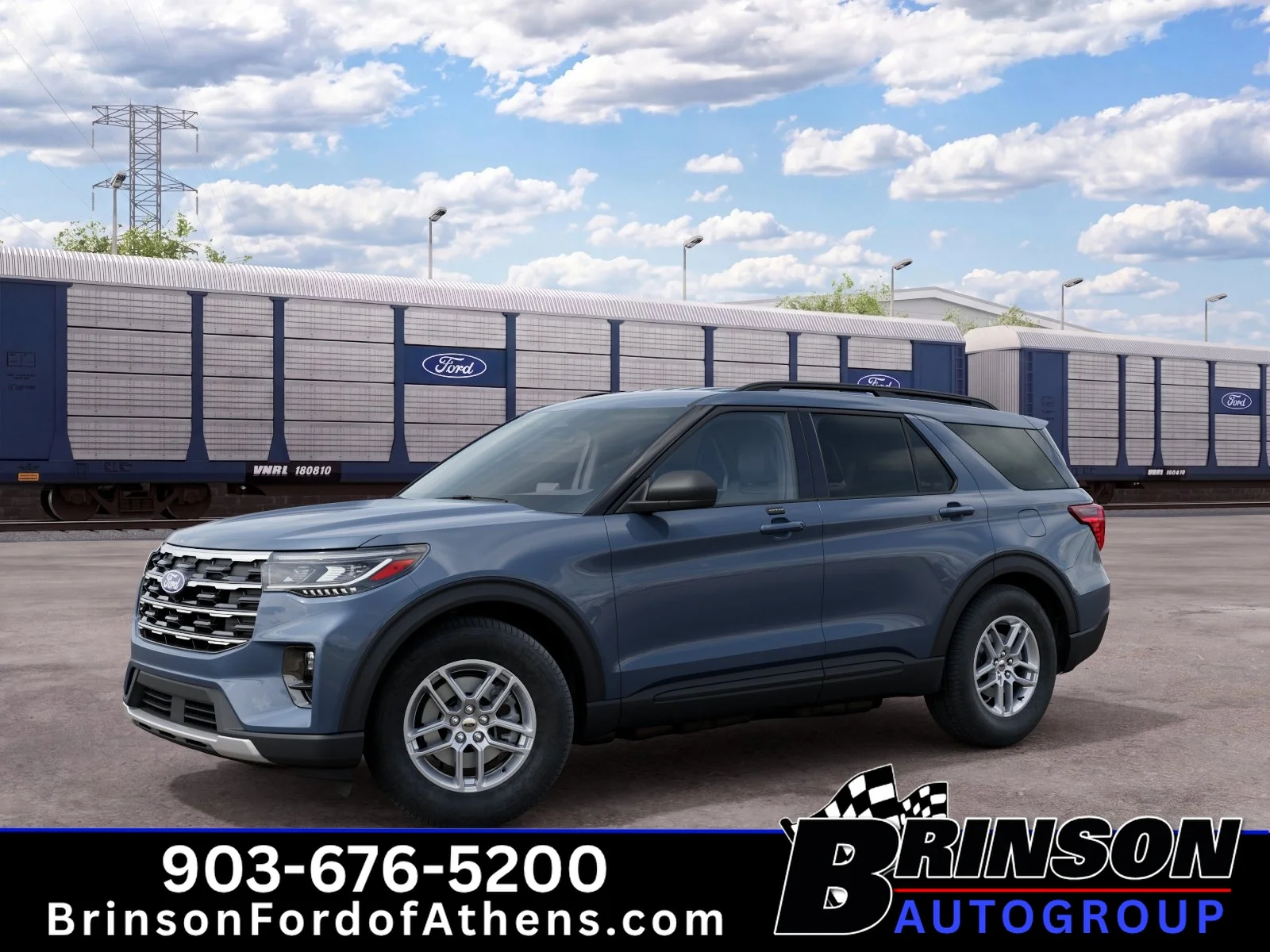 New 2027 Vapor Blue Metallic Ford Active image 1
