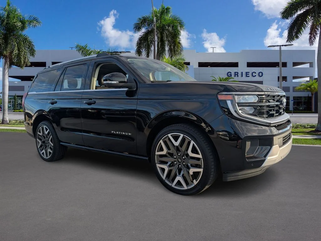 New 2025 Agate Black Metallic Ford Platinum® image 1