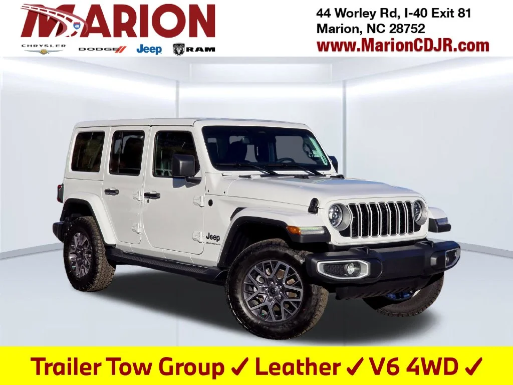 New 2026 White Jeep Sahara image 1