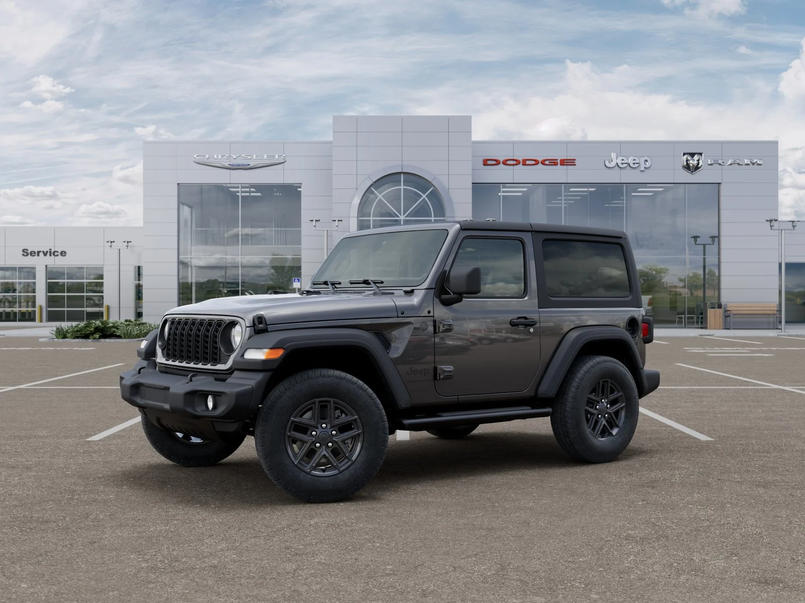 New 2026 Granite Crystal Metallic Clear-Coat Exterior Paint Jeep Sport image 28