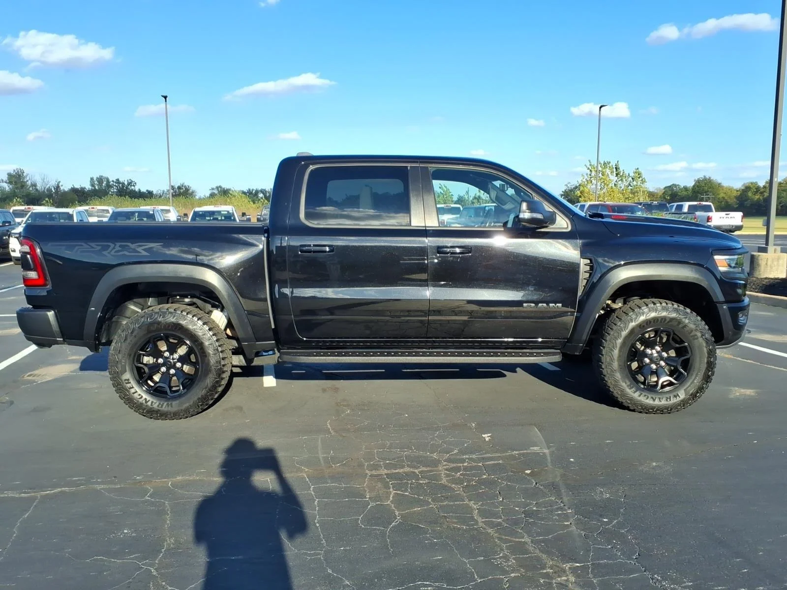 Used 2022 Diamond Black Crystal Pearlcoat Ram TRX image 28
