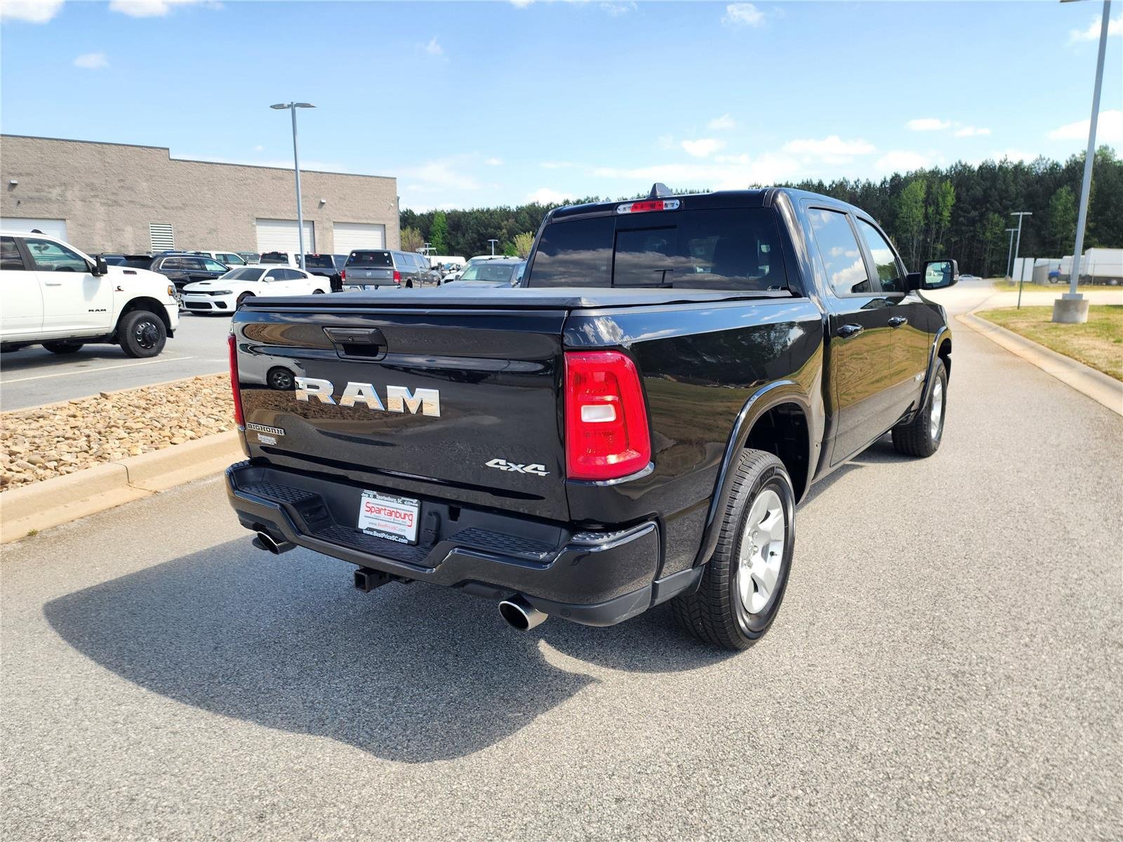 Used 2025 Diamond Black Crystal Pearlcoat Ram Big Horn image 6