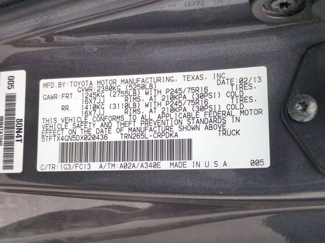 Used 2013 Gray Toyota PreRunner image 34