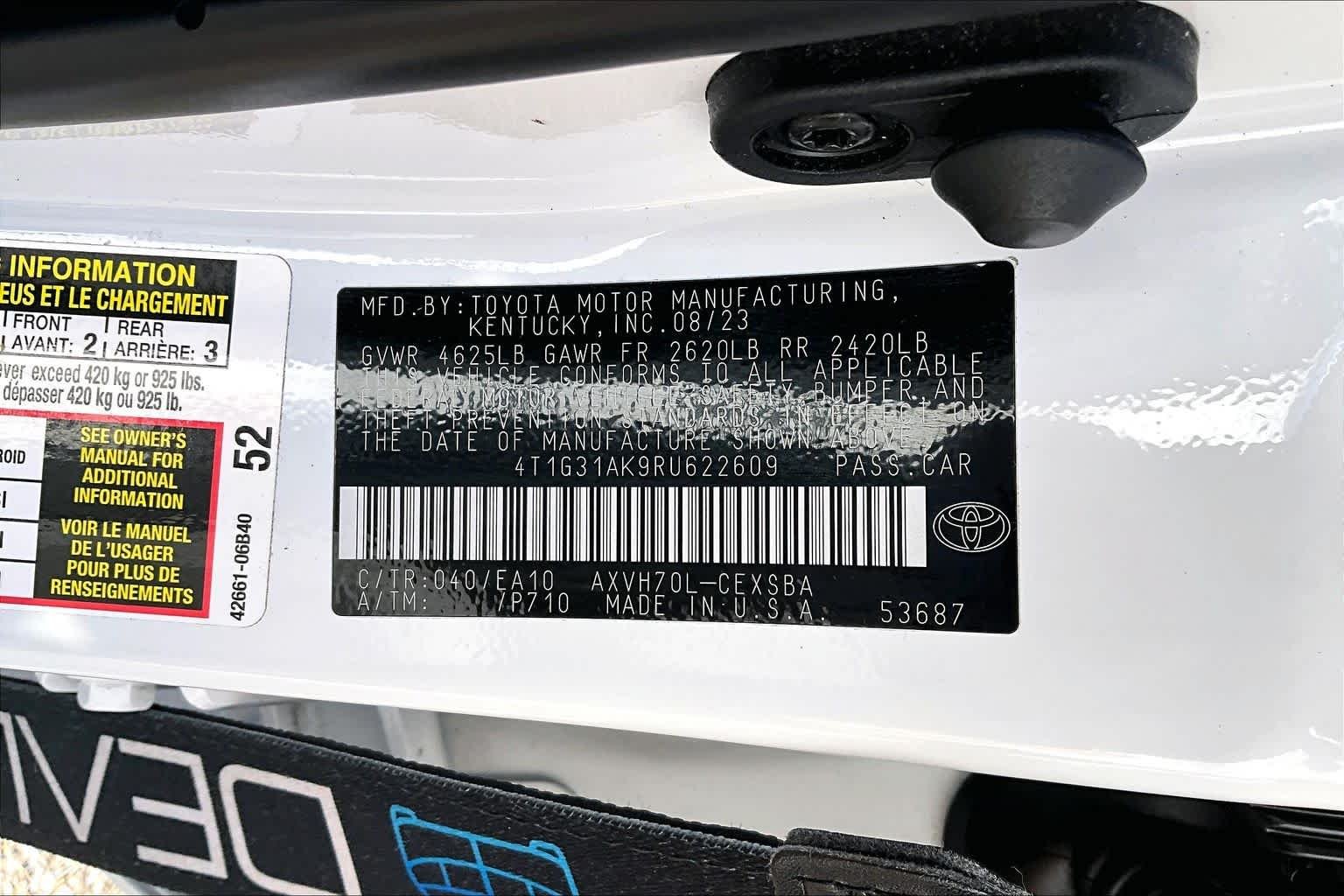 Certified Used 2024 Ice Cap Toyota Hybrid SE image 36