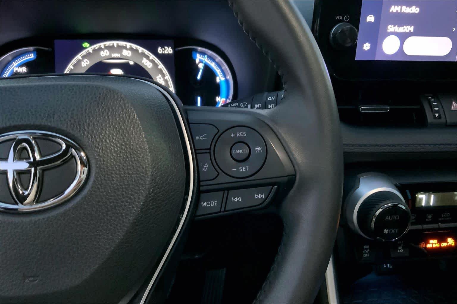 Used 2023 Wind Chill Pearl/Midnight Black Metallic Toyota Hybrid XSE image 24