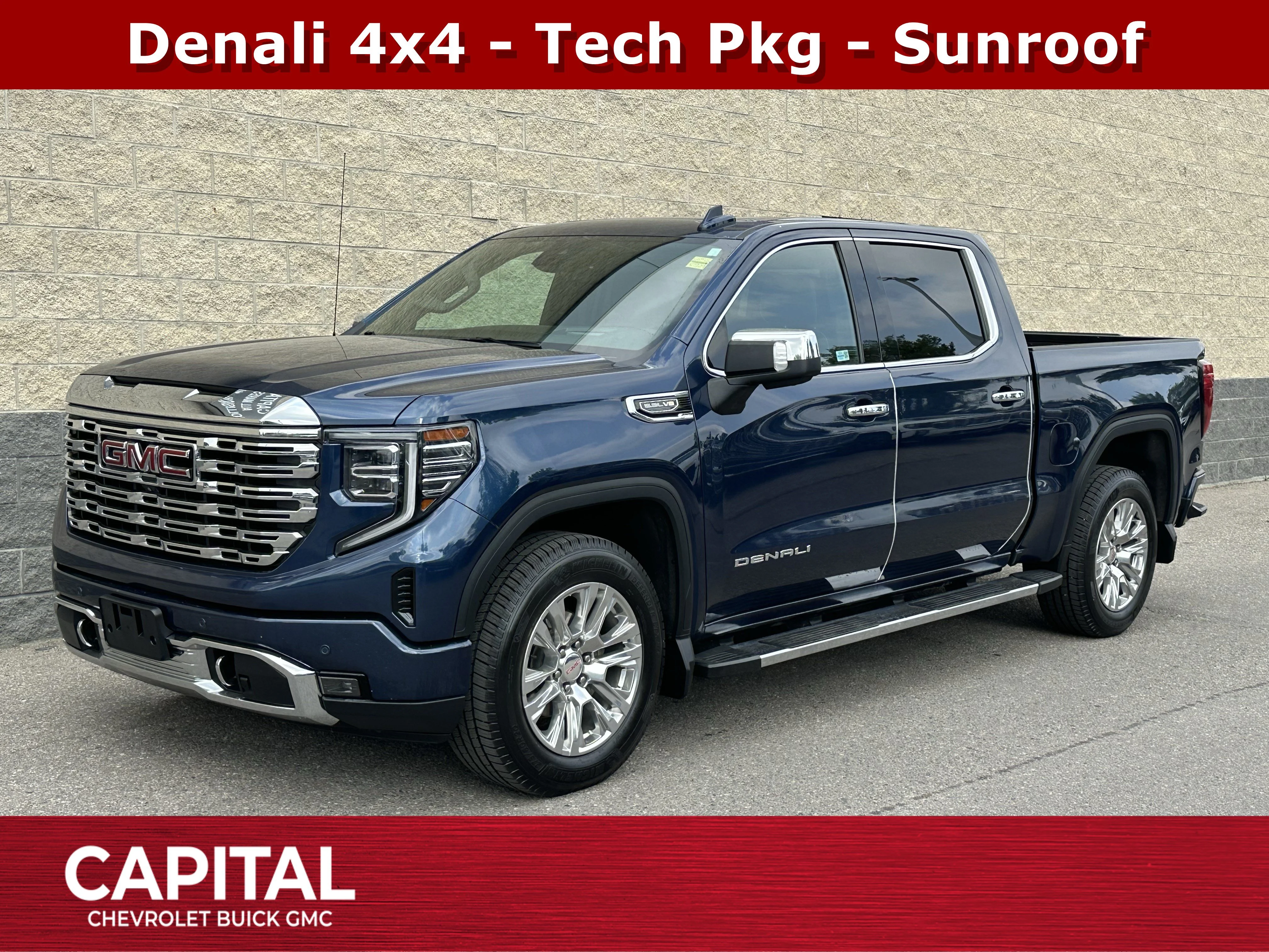Certified Used 2023 Blue GMC Denali image 1