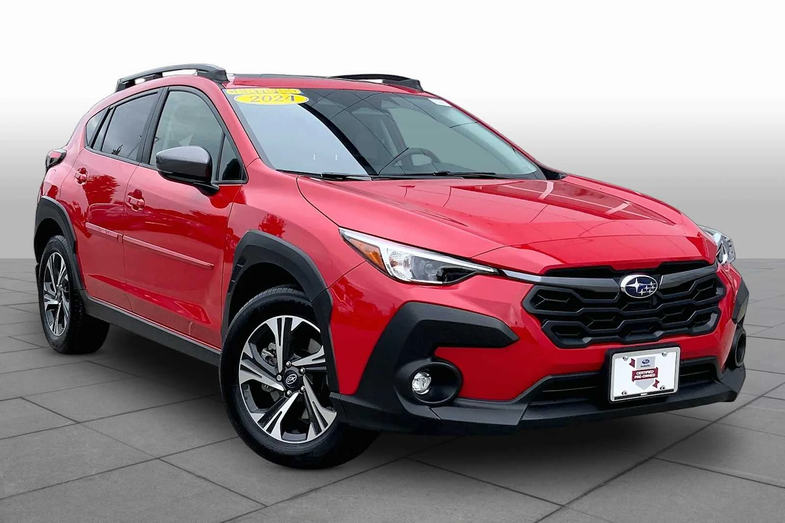 Certified Used 2024 Pure Red Subaru Premium image 2