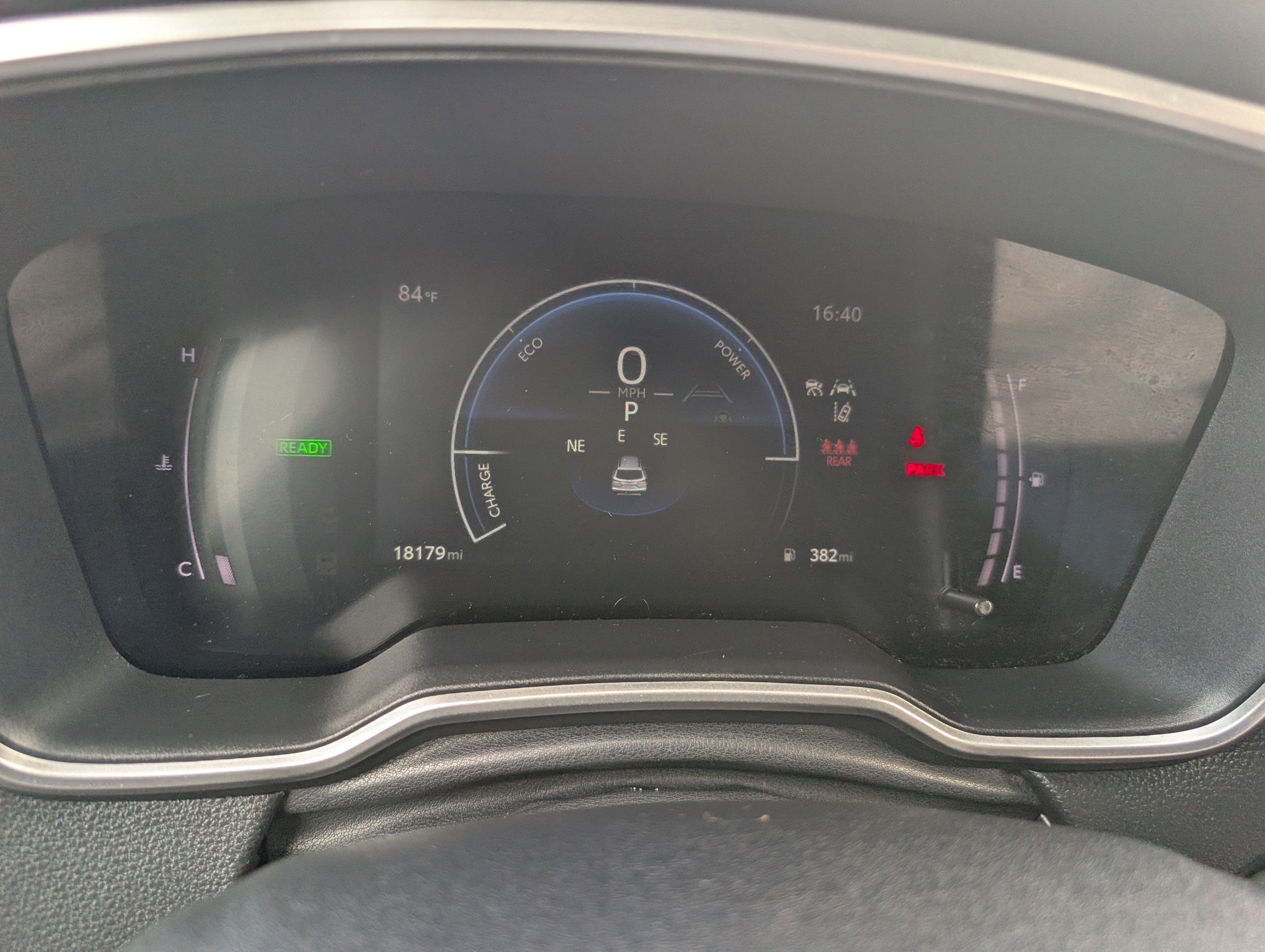 Used 2025 Red Crystal Toyota Hybrid XSE image 16