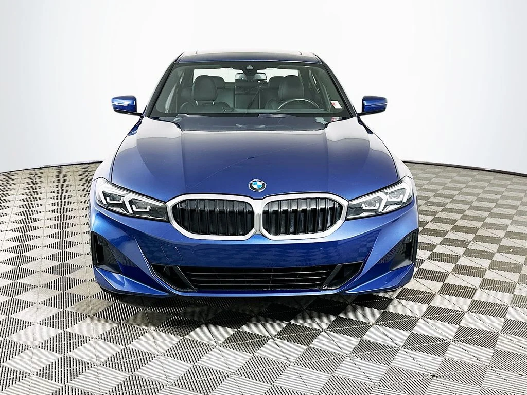 Certified Used 2023 Blue Metallic BMW 330i xDrive image 2