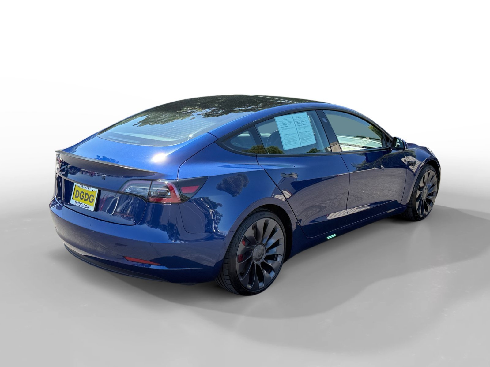 Used 2021 Deep Blue Metallic Tesla Performance image 5
