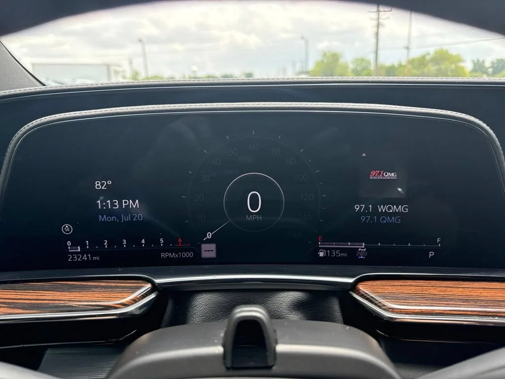 Used 2023 Galactic Gray Metallic Cadillac Premium Luxury image 29