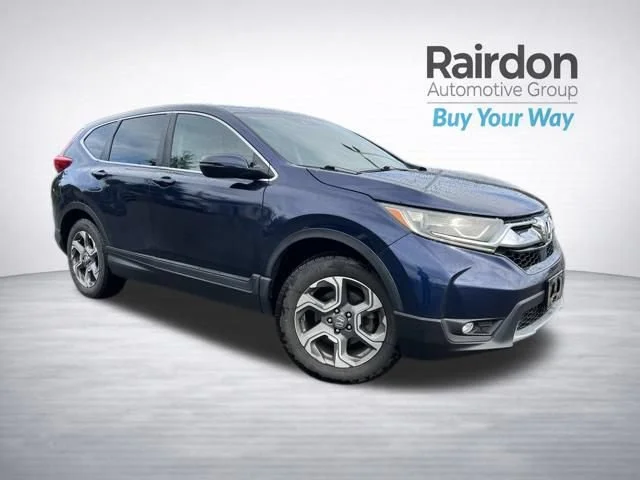 Used 2017 Obsidian Blue Pearl Honda EX image 1