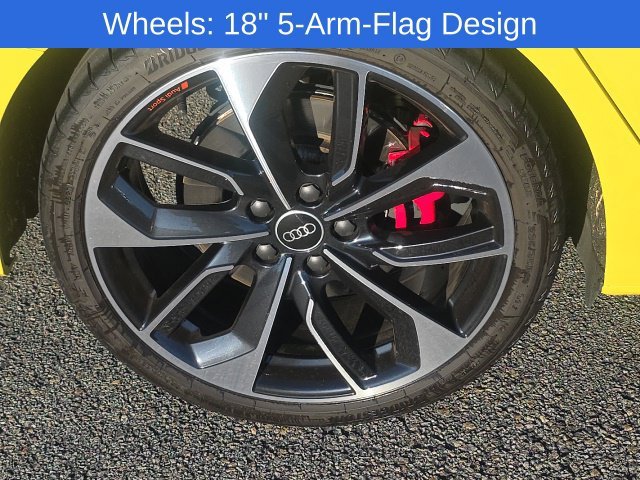 Used 2024 Yellow Audi 2.0T Premium Plus image 9
