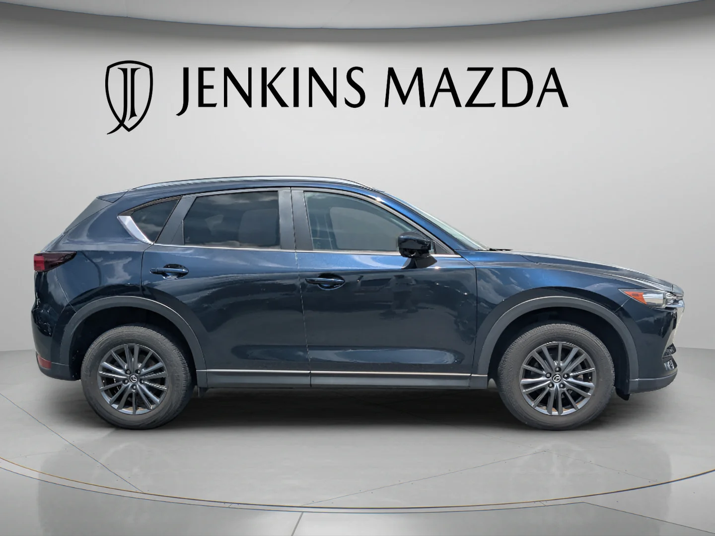 Used 2019 Deep Crystal Blue Mica Mazda Touring image 8