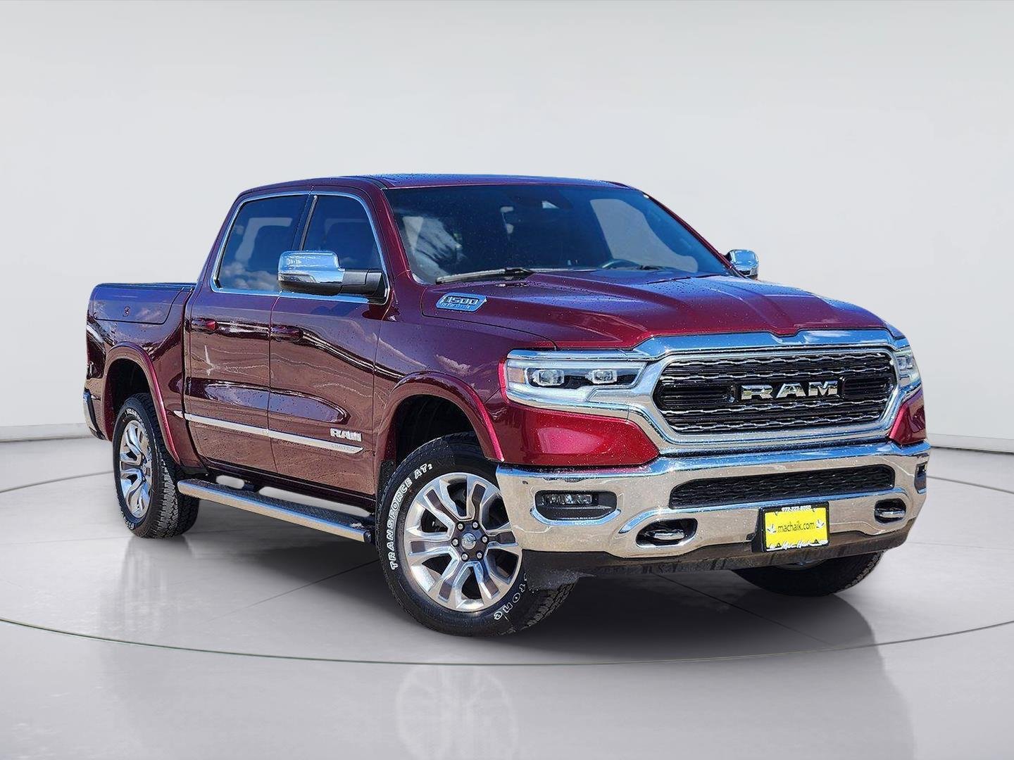 Used 2023 Delmonico Red Pearlcoat Ram Limited image 1