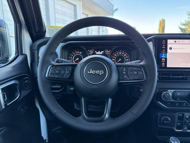 New 2026 Bright White Clear-Coat Exterior Paint Jeep Sport S image 12