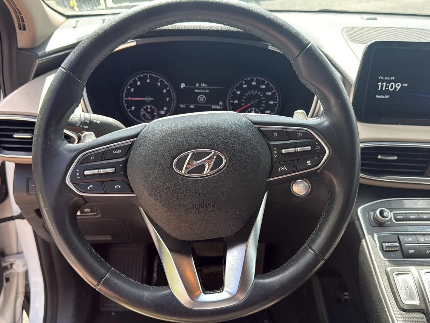 Used 2023 Serenity White Pearl Hyundai SEL image 5