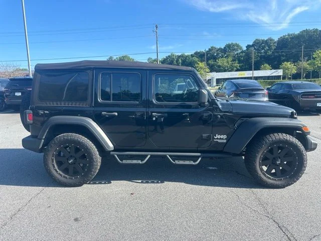 Used 2021 Black Jeep Unlimited Sport image 2