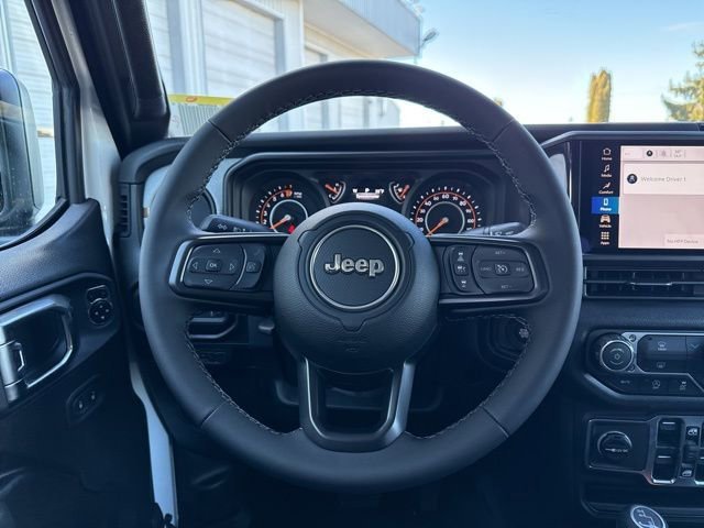 New 2026 Bright White Clear-Coat Exterior Paint Jeep Sport S image 12