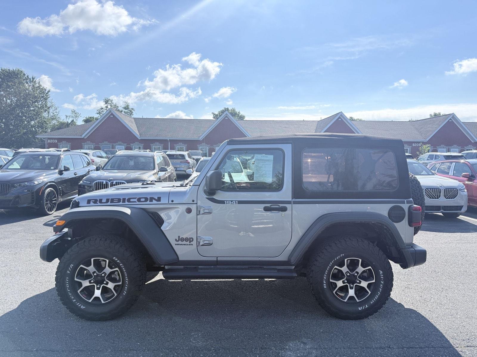 Used 2021 Billet Silver Metallic Clearcoat Jeep Rubicon image 4