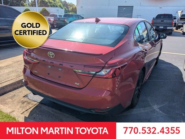 Certified Used 2025 Red Toyota SE image 3