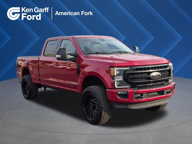 Certified Used 2020 Rapid Red Metallic Tinted Clearcoat Ford LARIAT image 35