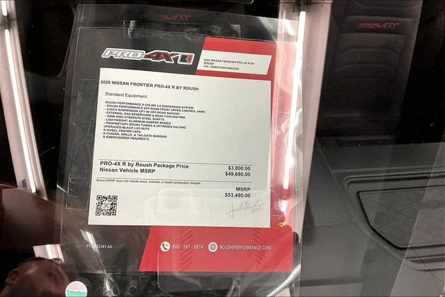 New 2026 Glacier White Nissan PRO-4X w/R Package image 12
